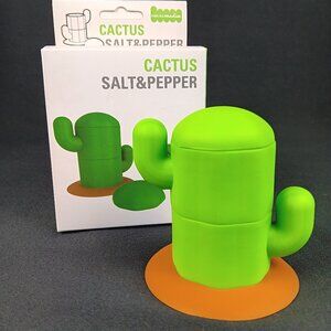 Novelty Salt and Pepper Shakers Cactus Cowboy Party Supply